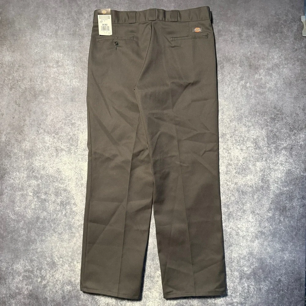 Dickies 874 Original Fit Work Pants Mens 36x32 Gray P874CH2 W34 NWT